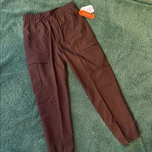 Kids Brown Cargo Pants
